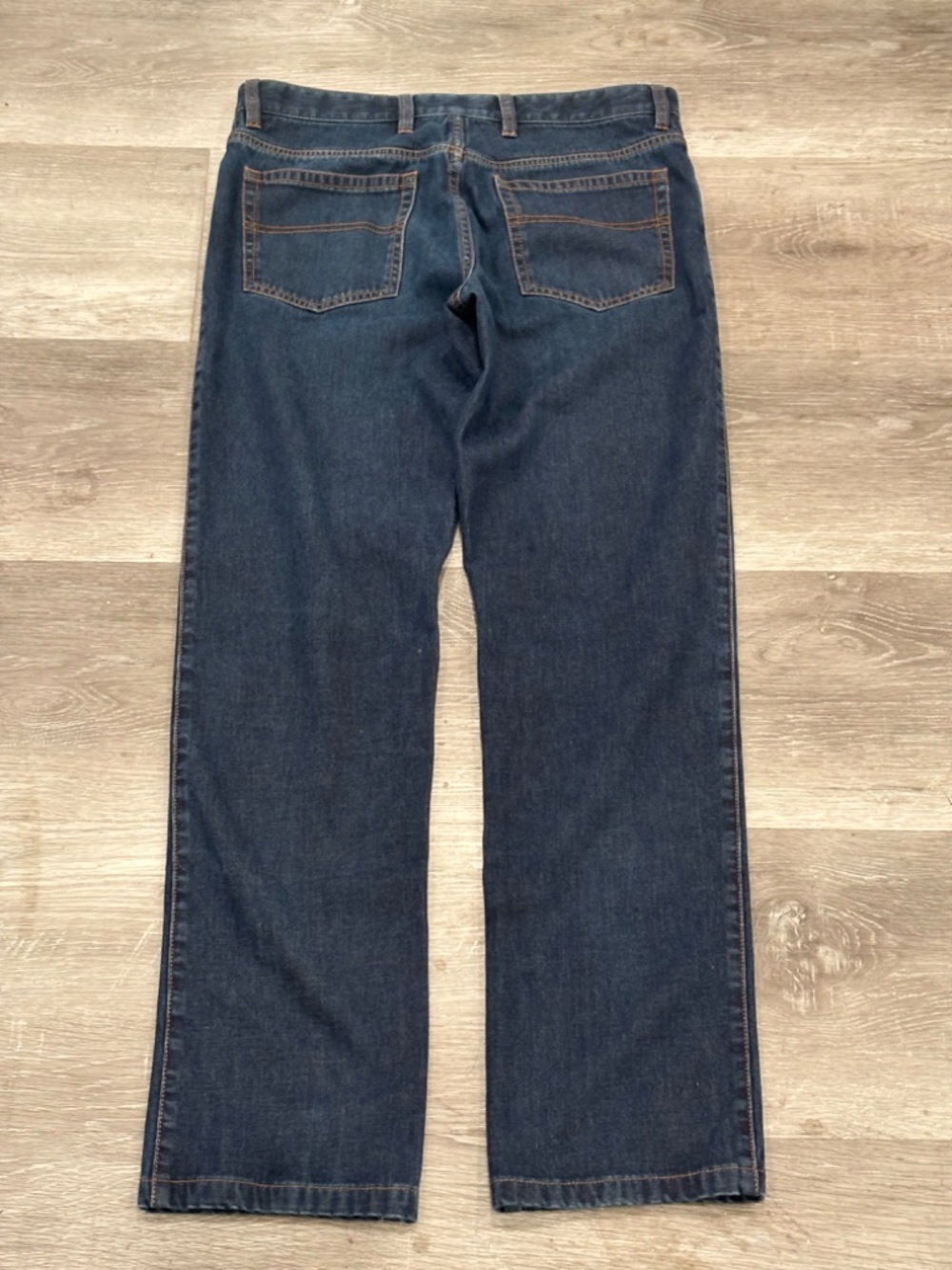 Ermenegildo Zegna Jeans Mens 33x31 Cotton Denim Straight Leg Slim Indigo Italy - Picture 2 of 9